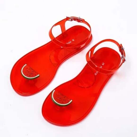 Katy Perry Shoes - Katy Perry The Geli Watermelon Jelly Sandals